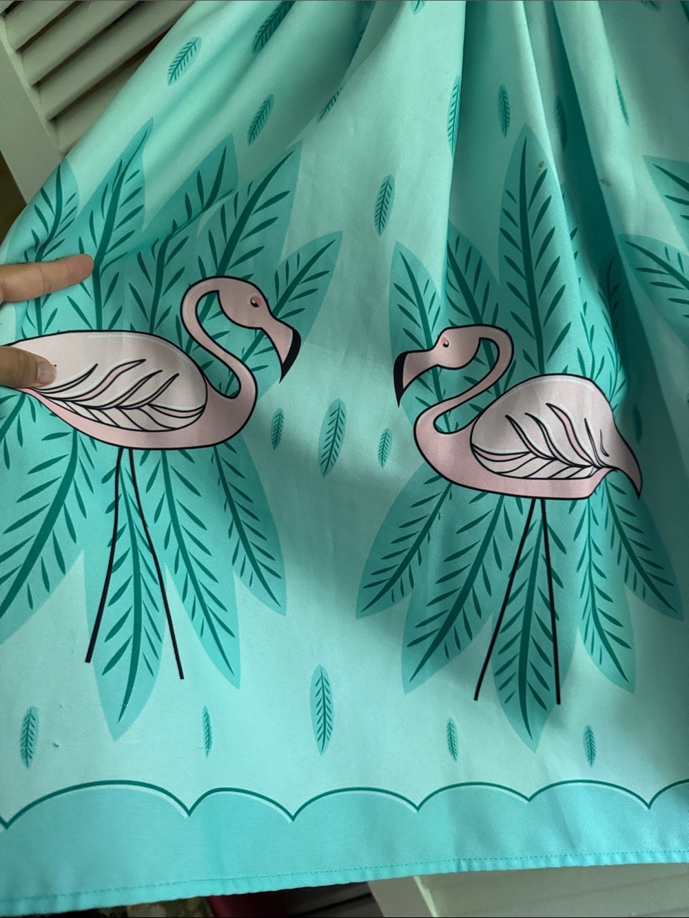 TOBS flamingo pinup skirt - Picture 2 of 4